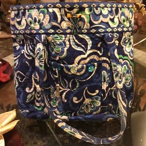 Vera Bradley NEW Weekender/ Duffle/Diaper/tote Bag w/coin change wallet
